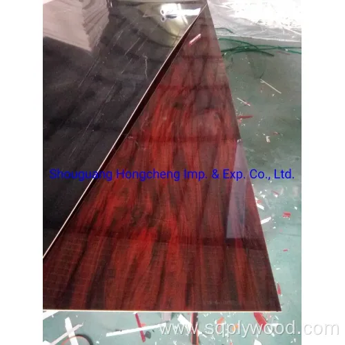 High Glossy Melamine MDF Board/UV MDF for Furniture Decoration